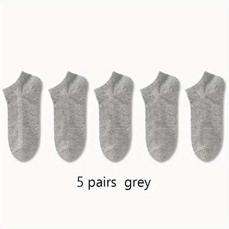 1/5/10/30 Pairs of Socks for Men and Women, Black and White Thin Ankle Socks, No-Wash, Deodorant, Sweat Absorbing, Summer Thin, Foot Bath, Boat Socks, Sweat-Resistant