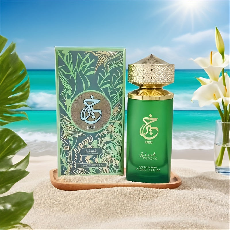 Luxury Green Perfume for Women & Men - Long-Lasting Oriental & Fruity Scent in Elegant Green & Golden Bottle with Golden Cap | 5-15% High Concentration, Formaldehyde-Free, Formaldehyde-reduced, Ideal for Valentine's Day, Birthday, Anniversary Gifts | Lux
