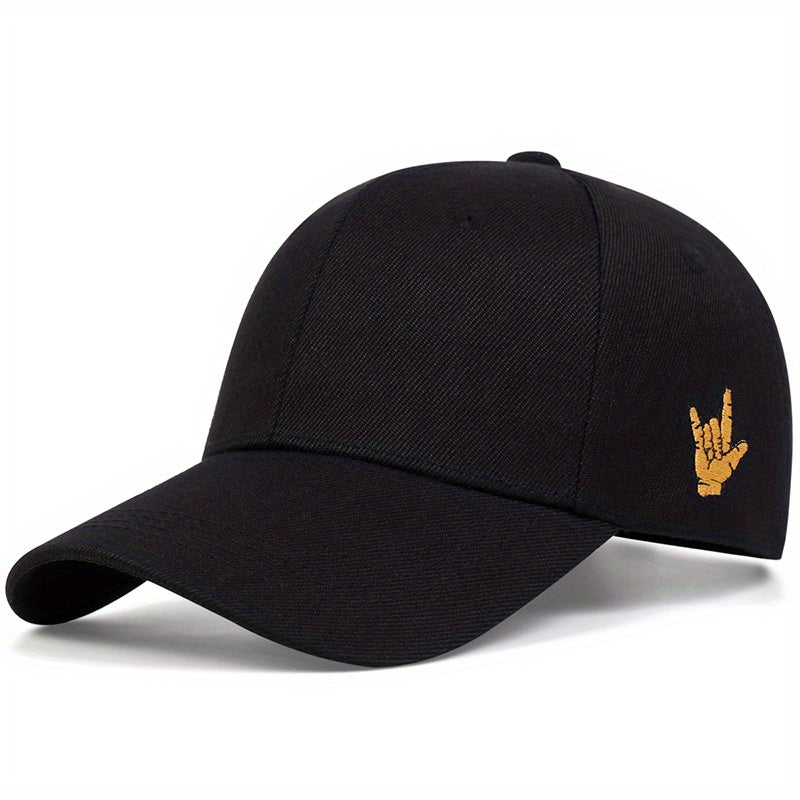 Stylish Adjustable Dad Hat - Breathable, Sunscreen, Simple Design, Embroidery Details, Unisex Baseball Cap for Women and Men - Perfect for Outdoor Sports and Daily Wear