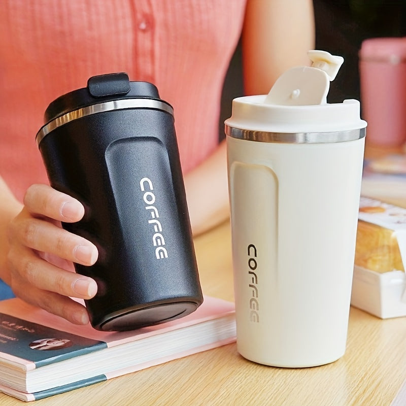 1pc Luxury Stainless Steel Insulation Coffee Mug - Keeps Drinks Hot/Cold for Hours, Reusable, Portable, High-end, Multipurpose, Ideal for Men and Women