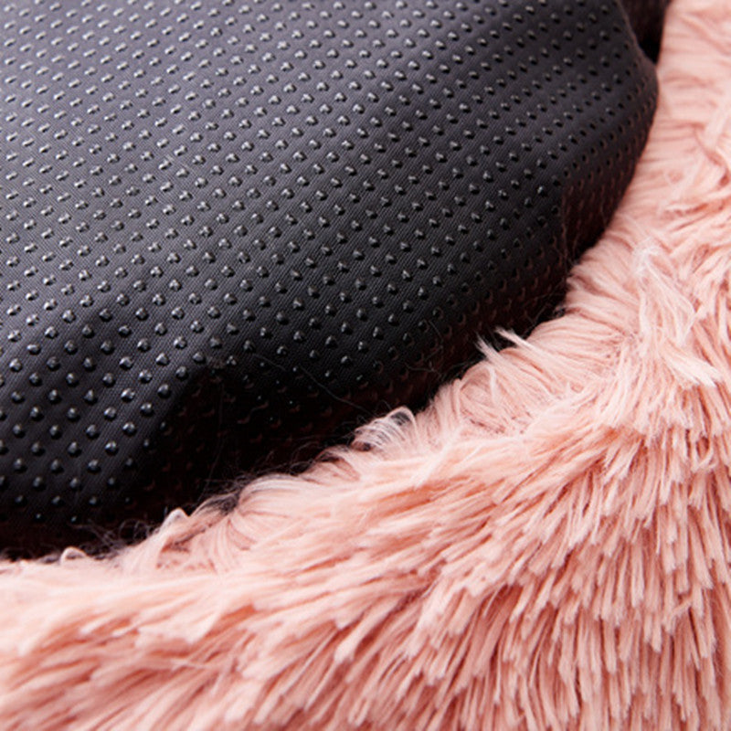 Warm Winter Lodge-Style: Plush 2-in-1 Cat Nest & Bed for Cozy Comfort
