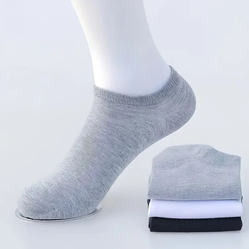 1/5/10/30 Pairs of Socks for Men and Women, Black and White Thin Ankle Socks, No-Wash, Deodorant, Sweat Absorbing, Summer Thin, Foot Bath, Boat Socks, Sweat-Resistant