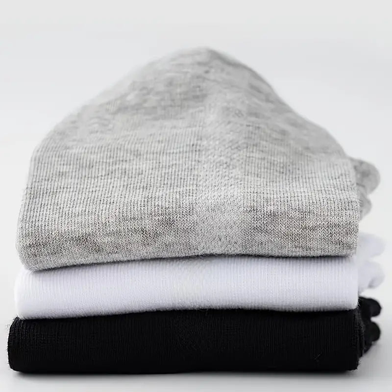 1/5/10/30 Pairs of Socks for Men and Women, Black and White Thin Ankle Socks, No-Wash, Deodorant, Sweat Absorbing, Summer Thin, Foot Bath, Boat Socks, Sweat-Resistant