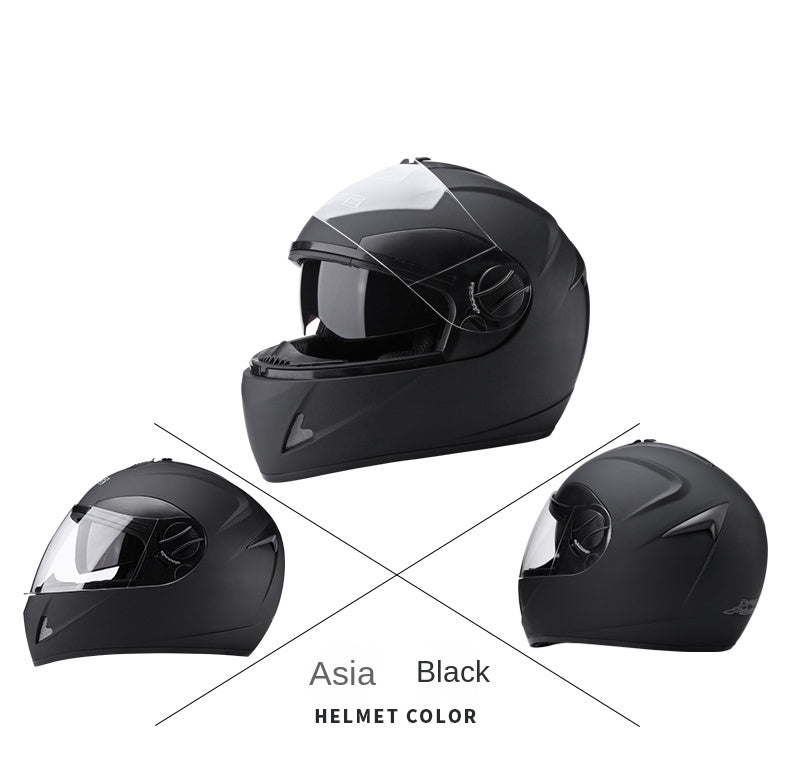 Motorcycle Helmet For Men And Women, Four Seasons Universal Full Helmet, Winter Warm Full Coverage Safety Cap Christmas Gift