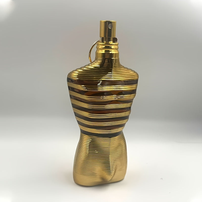 Gaultier Le Male Le Parfum 125ml/4.2oz Luxury Golden Bottle Men's Cologne - Vanilla Iris Spicy Scent Eau de Parfum, Nightclub & Date Fragrance, Gift for Him, Boyfriend, Husband (Iconic Golden & Label), Fathers Day Gift, Things For Your Bf, Perfumes For W