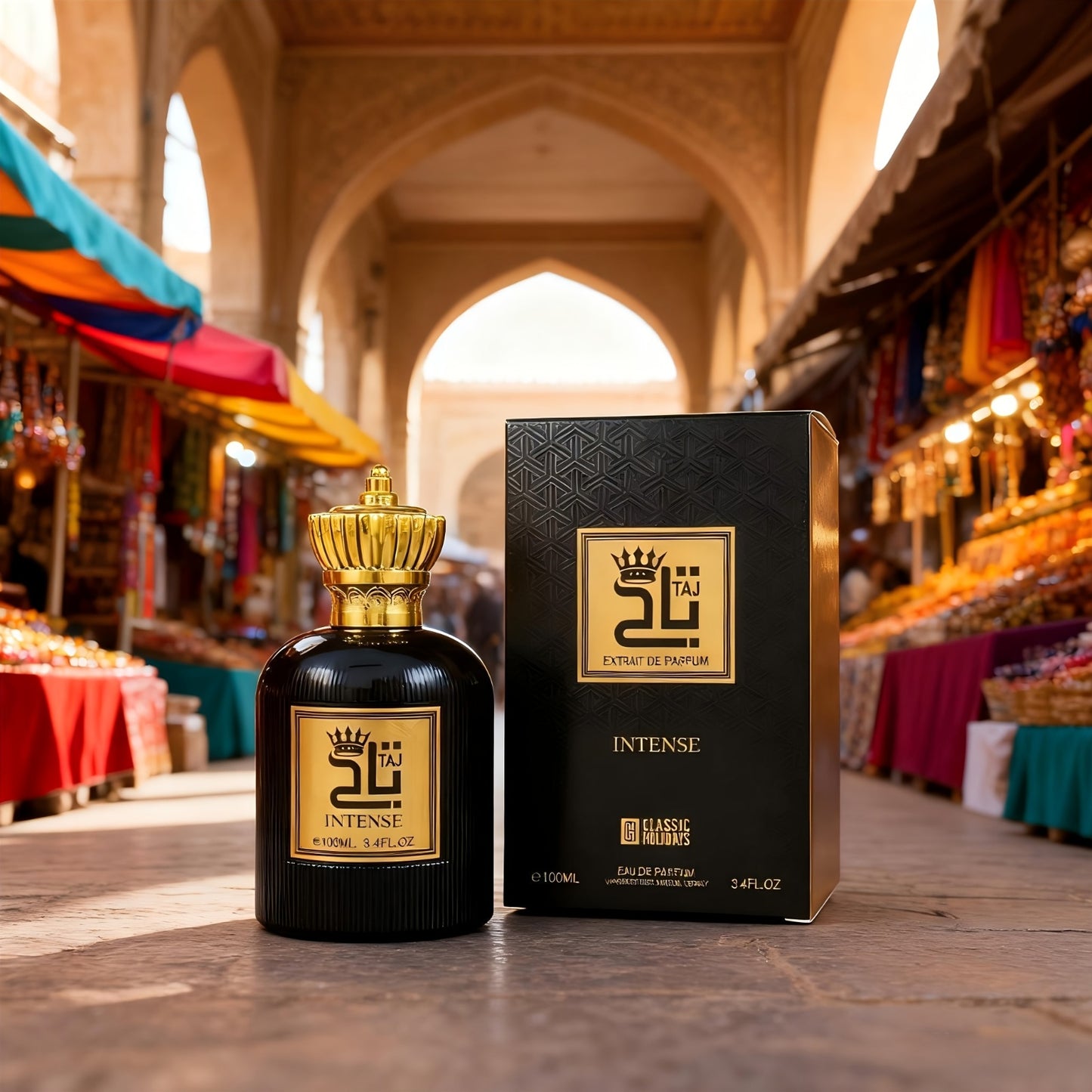 100ml Middle Eastern Dubai Premium Men'S and Women'S Perfume, Long-lasting Fragrance - Oriental Woody Notes with Lemon | Musk | and Citrus Notes, Black Golden Elegant and Exquisite Gift Box, Non-bleeding, Enhances Personal Charm and Confidence