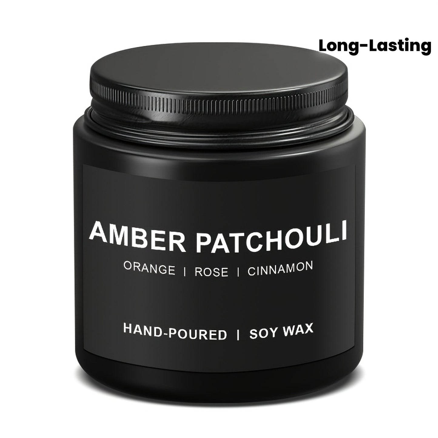 Men'S Amber Patchouli Scented Candle Gift Set - Available in 1pc or 4pcs, Long-Lasting 25/100 Hours, Ideal for Boyfriend or Father, Perfect Birthday or Father'S Day Present, Candle Gift Sets, Without Battery