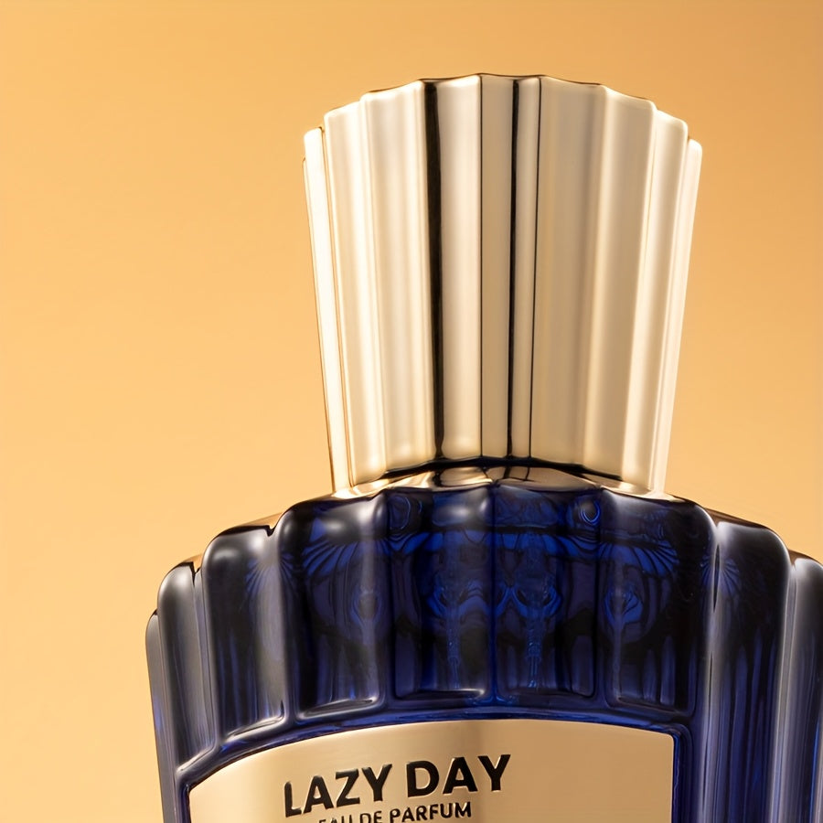 LONKOOM LAZY DAY EDP for Men & Women - Floral Oriental Scent with Lemon, Paeonia, Aquazone, Pink Pepper, Musk & Orange Blossom, 50ml/1.7fl.oz, 4-6 Hour Long-Lasting Fragrance, Luxury Gift for Dates & Special Occasions, Date Night Scent, Sophisticated Bot