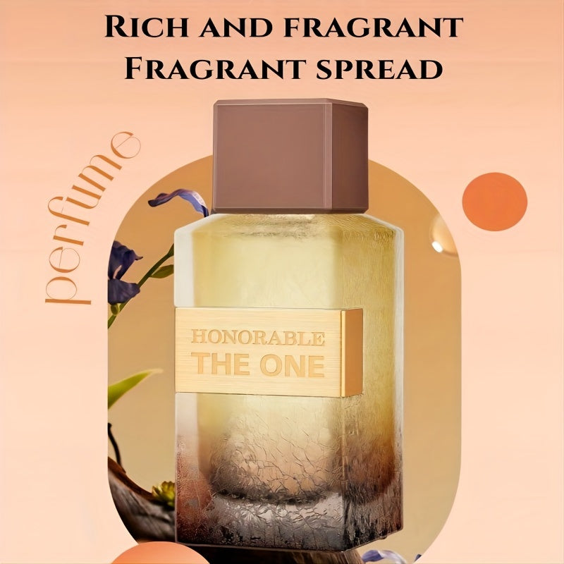 100ml HONORABLE THE ONE Men's perfume Gift Box, Fuqidiao/Wooden Oriental High essence Concentrate perfume, lasting fragrance, rich layers, exquisite packaging, suitable for daily office, travel and gift use