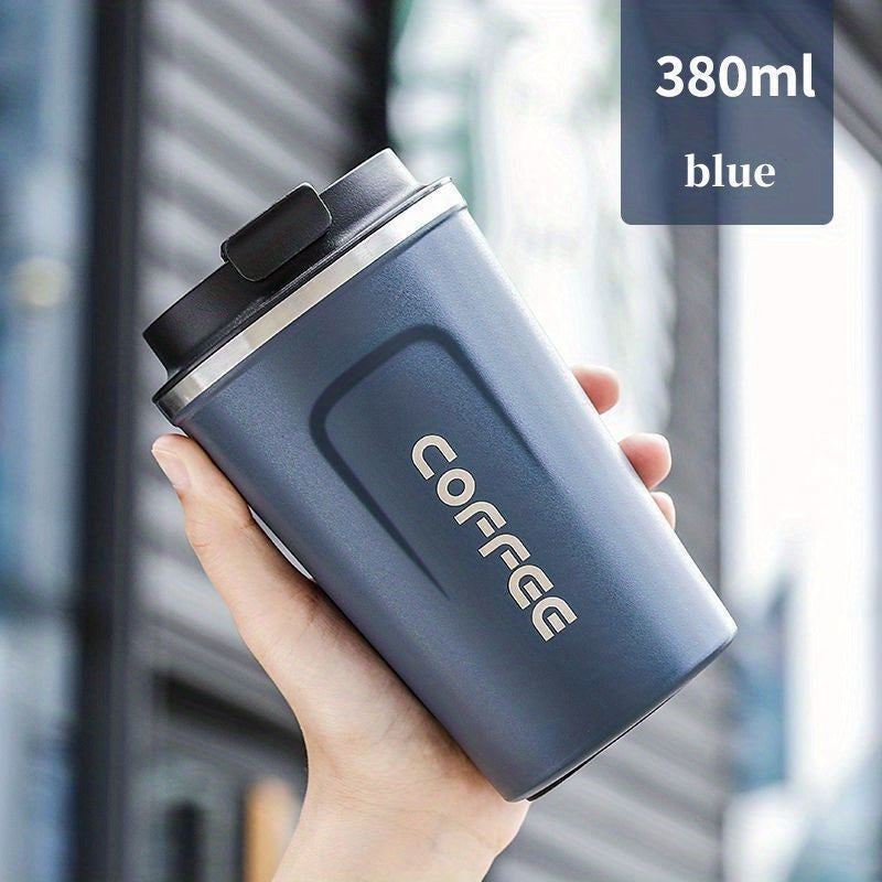 1pc Luxury Stainless Steel Insulation Coffee Mug - Keeps Drinks Hot/Cold for Hours, Reusable, Portable, High-end, Multipurpose, Ideal for Men and Women