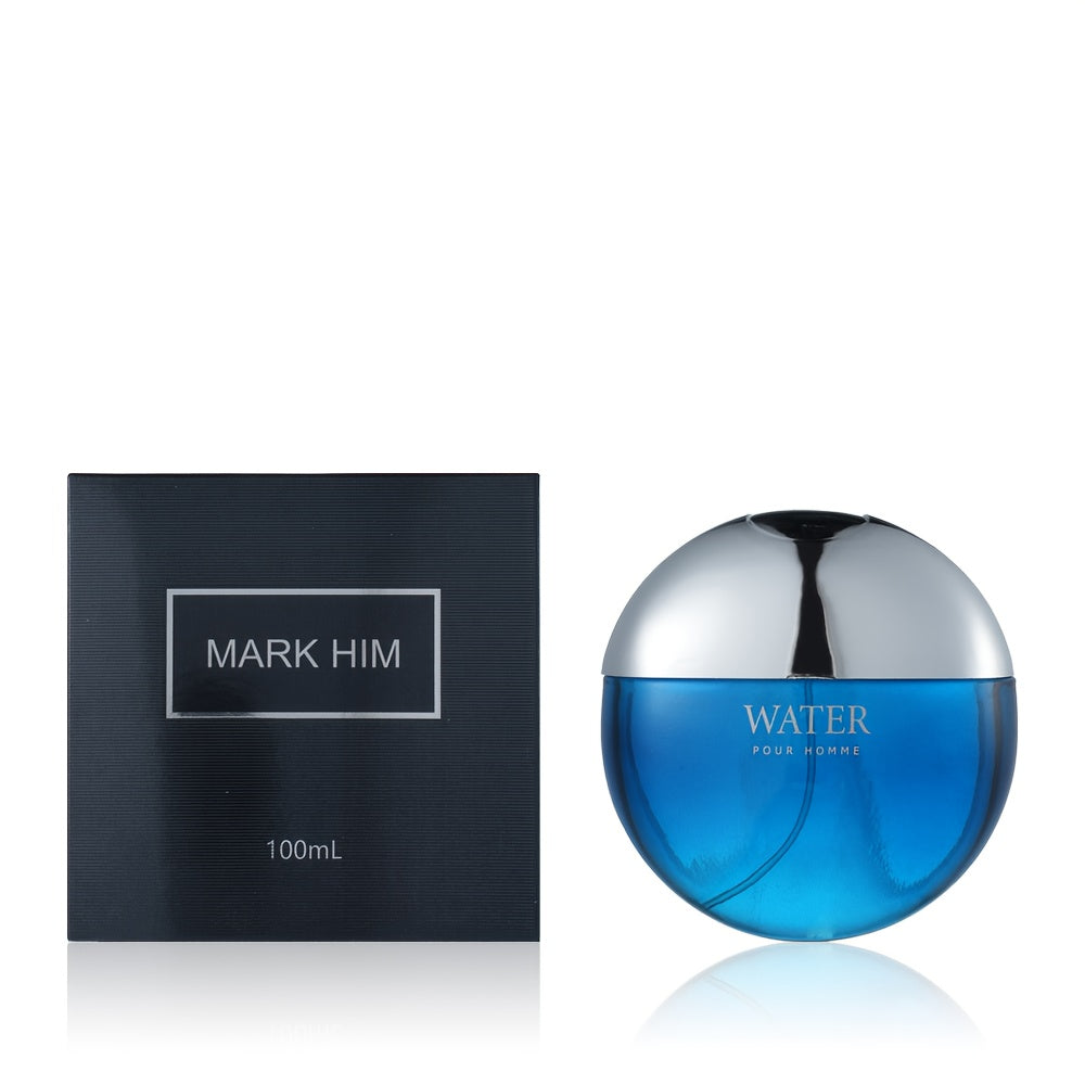 Men'S Cologne - Ocean Blue Fragrance with Lemon, Apple & Amber Woods - Long-Lasting Elegant Scent for Everyday & Formal Events - Ideal Gift for Him - 3.4fl.oz/, Sleek Bottle Design, Modern Packaging, Highquality Scent, Stylish Men