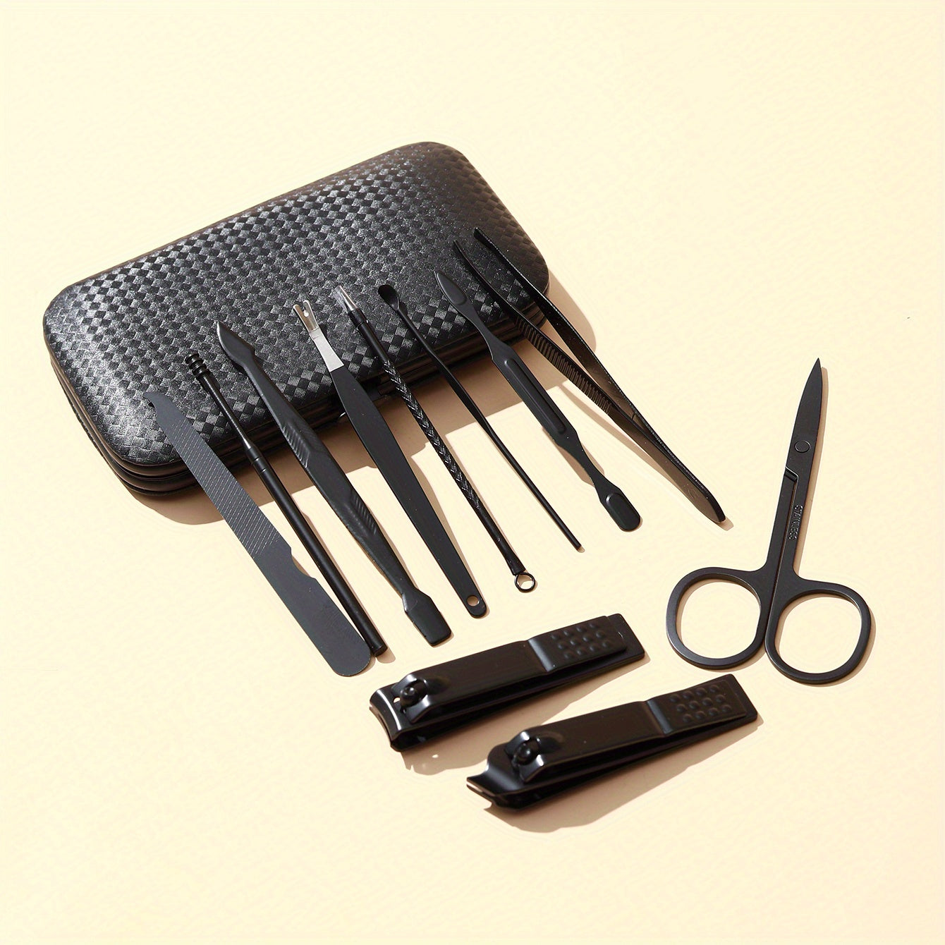 7/11/18 pcs Professional Manicure and Pedicure Kit - Includes Stainless Steel Cuticle Nipper, Nail Clippers, Scissors, and Nail Polish Tools - Perfect for Home Grooming and Salon Use