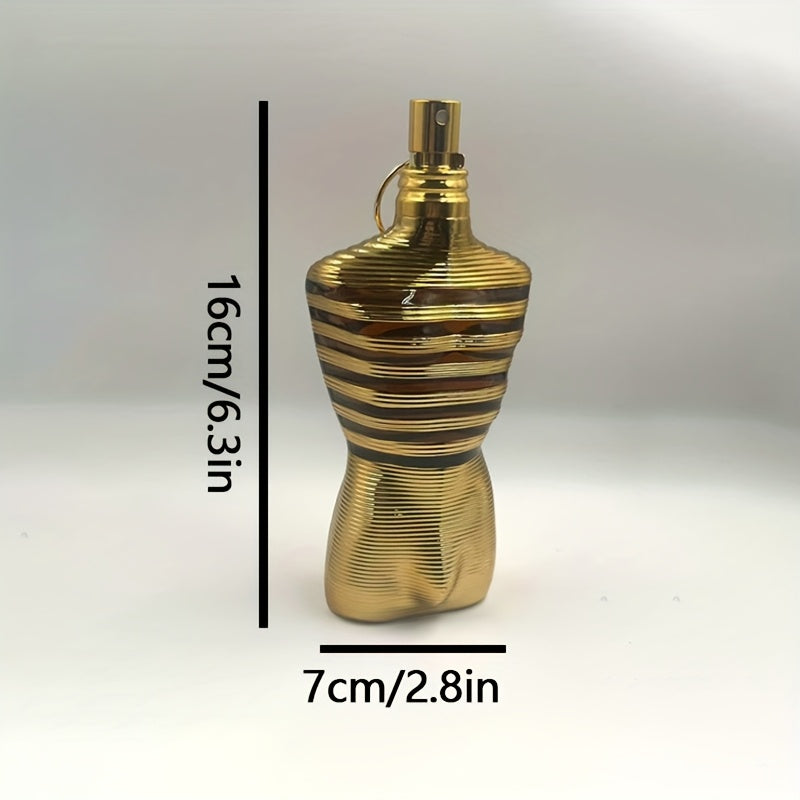 Gaultier Le Male Le Parfum 125ml/4.2oz Luxury Golden Bottle Men's Cologne - Vanilla Iris Spicy Scent Eau de Parfum, Nightclub & Date Fragrance, Gift for Him, Boyfriend, Husband (Iconic Golden & Label), Fathers Day Gift, Things For Your Bf, Perfumes For W