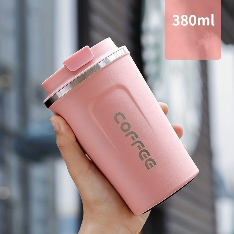 1pc Luxury Stainless Steel Insulation Coffee Mug - Keeps Drinks Hot/Cold for Hours, Reusable, Portable, High-end, Multipurpose, Ideal for Men and Women