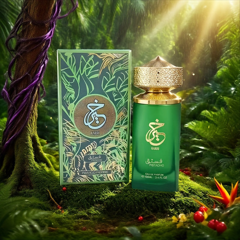 Luxury Green Perfume for Women & Men - Long-Lasting Oriental & Fruity Scent in Elegant Green & Golden Bottle with Golden Cap | 5-15% High Concentration, Formaldehyde-Free, Formaldehyde-reduced, Ideal for Valentine's Day, Birthday, Anniversary Gifts | Lux