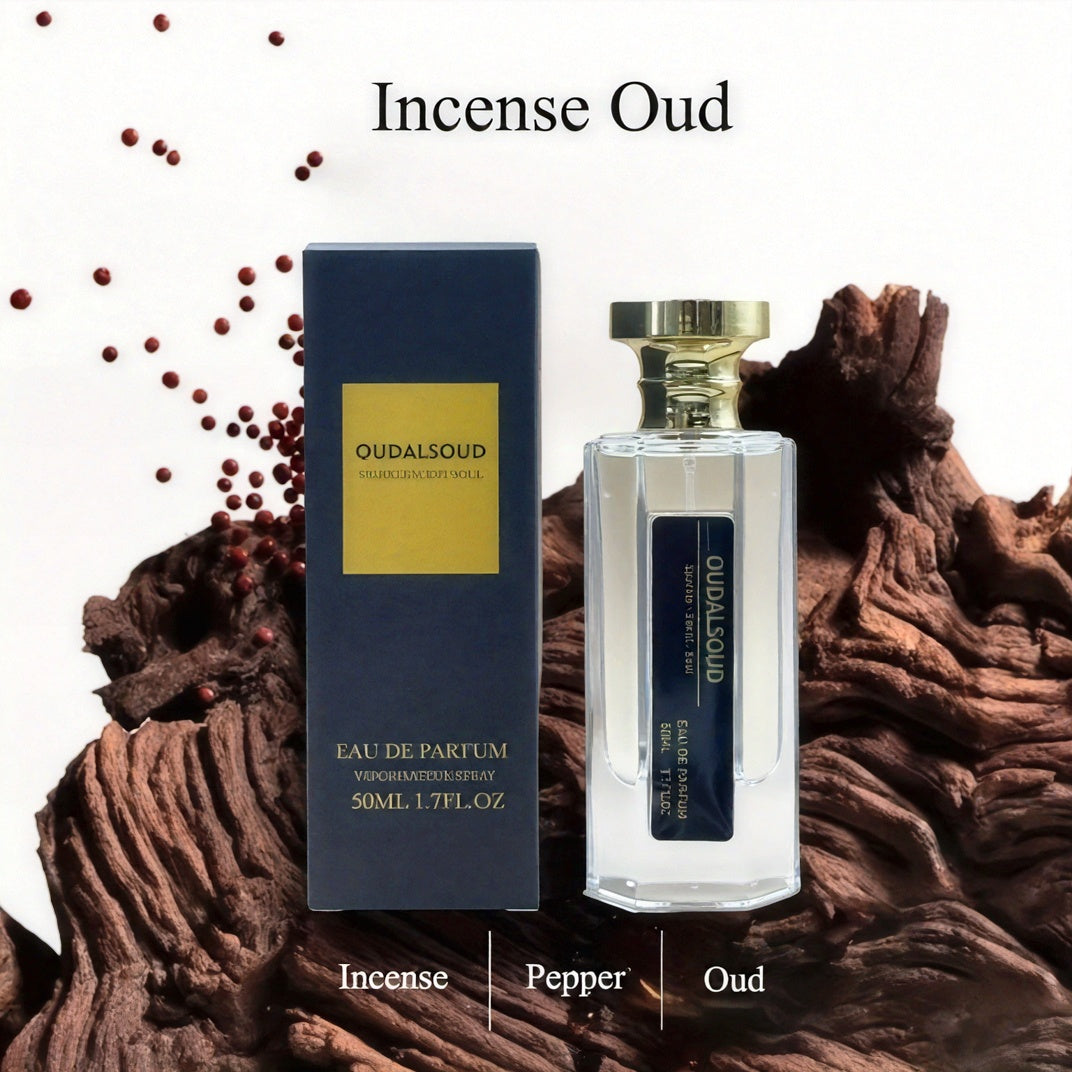 Eau de Toilette Spray - Incense Oud Perfume Woody Oriental Scent, 6-8 Hours Long Lasting, Unisex for Men & Women, Daily Dating & Special Occasions, Perfect Gift for Ramadan, Christmas, Valentine'S Day, Daily Fragrance, Elegant Bottle Design