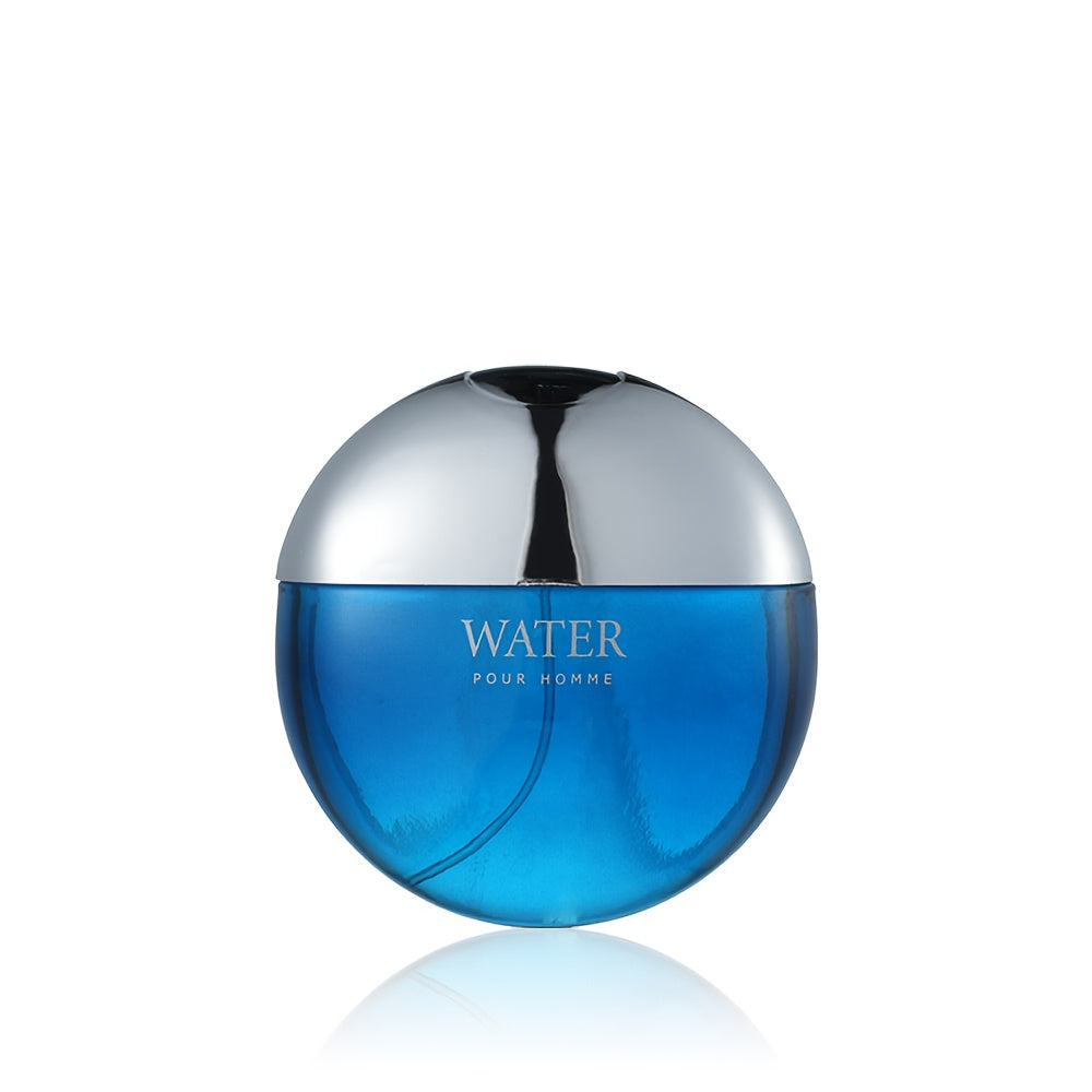 Men'S Cologne - Ocean Blue Fragrance with Lemon, Apple & Amber Woods - Long-Lasting Elegant Scent for Everyday & Formal Events - Ideal Gift for Him - 3.4fl.oz/, Sleek Bottle Design, Modern Packaging, Highquality Scent, Stylish Men
