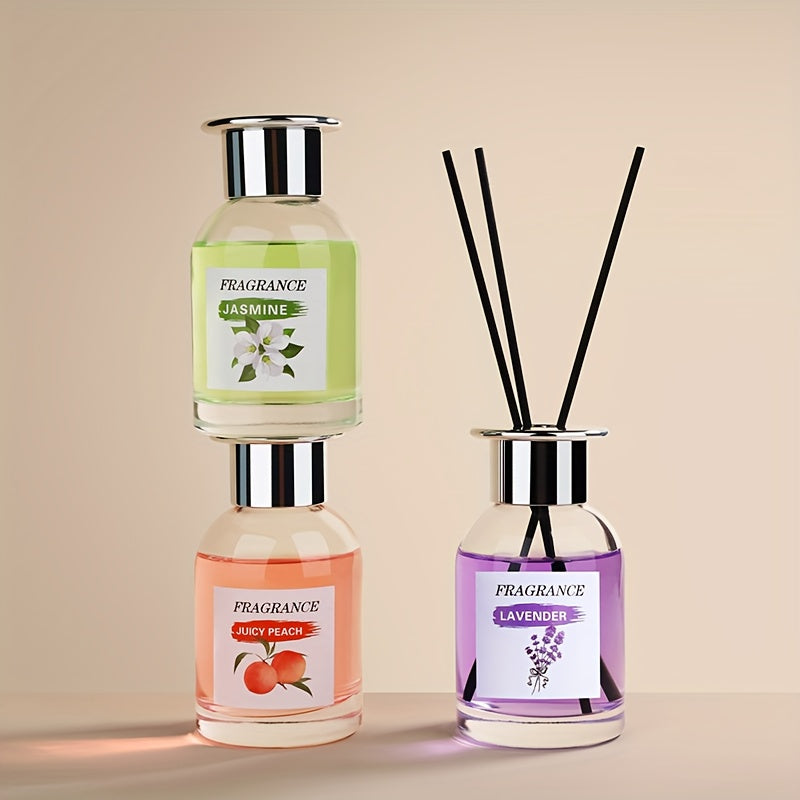100ml Flameless Diffuser, High-End Design with 6 Unique Scents - Powerful Home & Office Deodorizer for Long Lasting Fragrance in 30+ Scenarios, Stylish Diffuser, Premium Fragrance Oil, Glass Diffuser, Scent Diffuser, Wellness Enthusiasts, Gift Shoppers