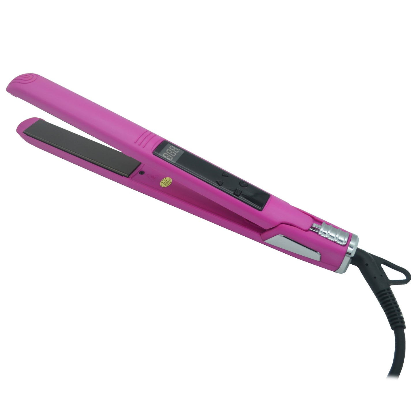 Professional Titanium Hair Straightener with Digital Display - Dual Voltage 110V-220V, 70W High-Power, Ergonomic Design & Adjustable Heat Settings for Men & Women, Hair Styling Tool, Sleek Styling Appliance, Adjustable Heat S