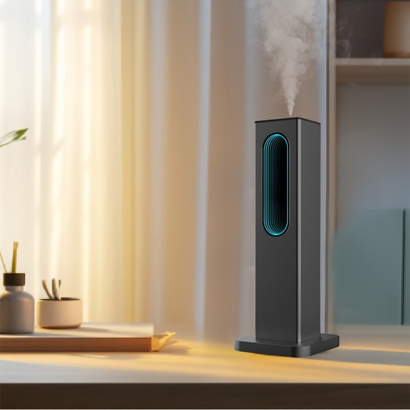 Smart Aroma Diffuser - 3.72oz Capacity, Coverage 300m³, Three Levels of Concentration Adjustment, Automatic Fragrance Spraying, Uniform Scent Diffusion and Long-Lasting Fragrance Retention Suitable for Home or Hotel Lobby, Made of Metal