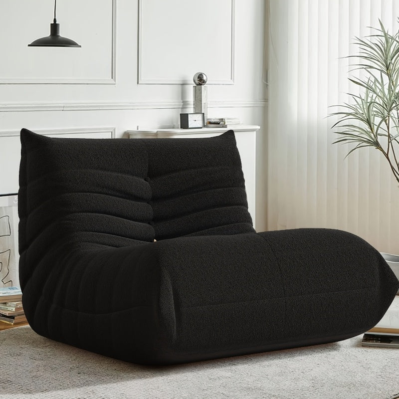 Lazy Sofa, Reclining and Sleeping, Plush Tatami, Mid-Century Soft Premium Microfiber, Suitable for Living Room, Bedroom, Office, Patio Home Essentials, Living Room Furniture, Bedroom Furniture, Modern Furniture, Stylish Furniture, Durable Furniture