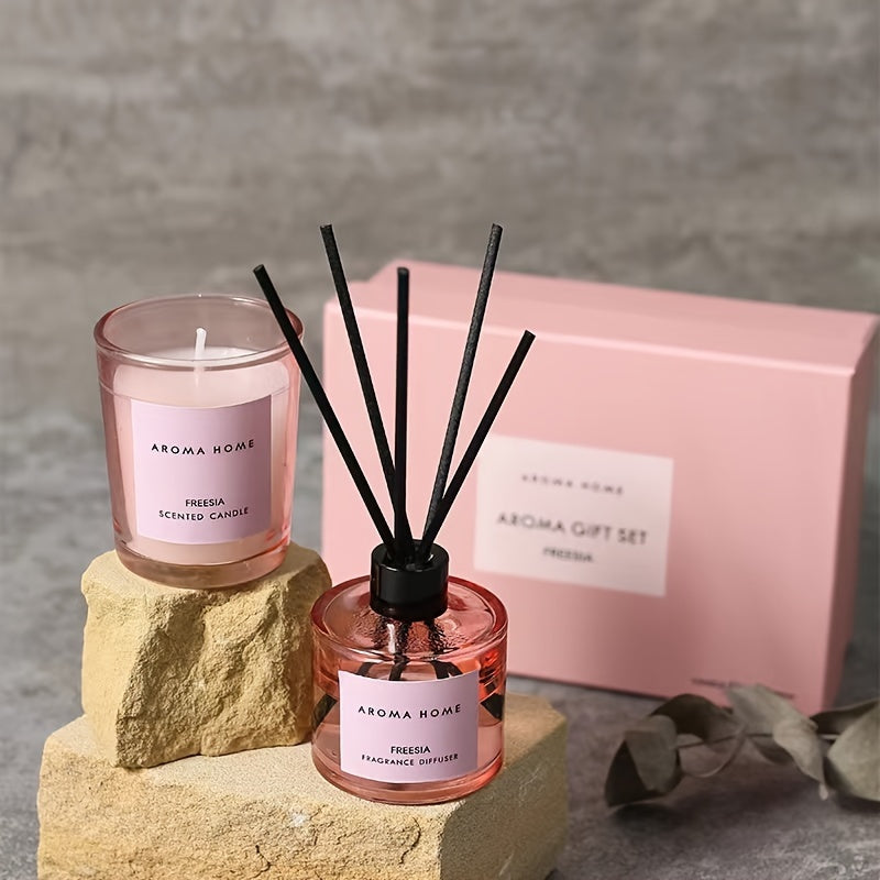 Four-color Gift Box Scented Candle No Fire Scented Candle Annual Meeting Business Birthday Gift Valentine's Day gifts