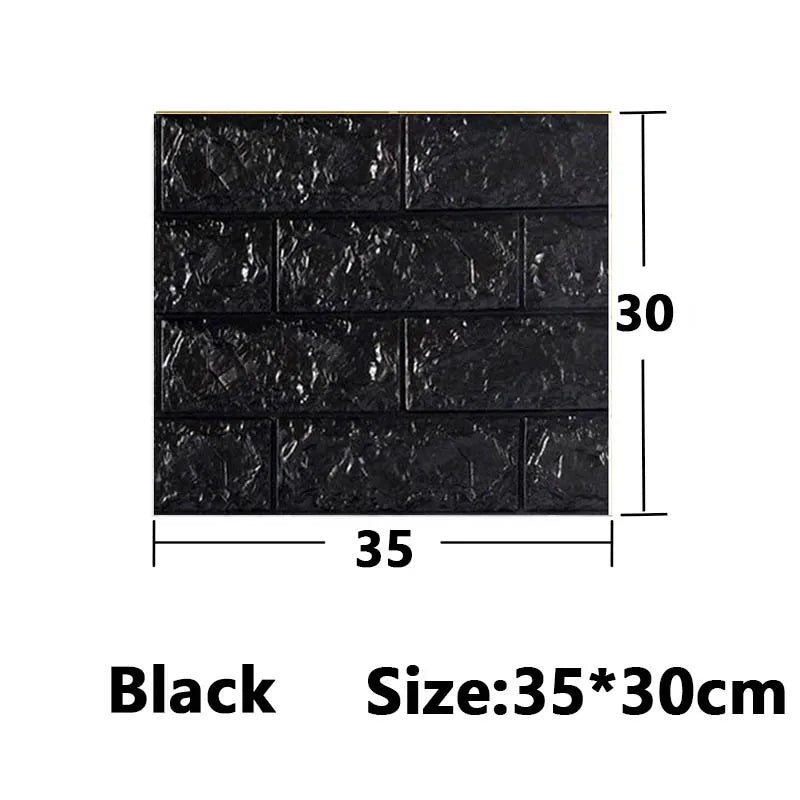 1-30Pcs 35x30cm Wall Panels Stickers Wallpaper Background Decoration Bedroom for Living Room DIY 3D Waterproof Kitchen Home