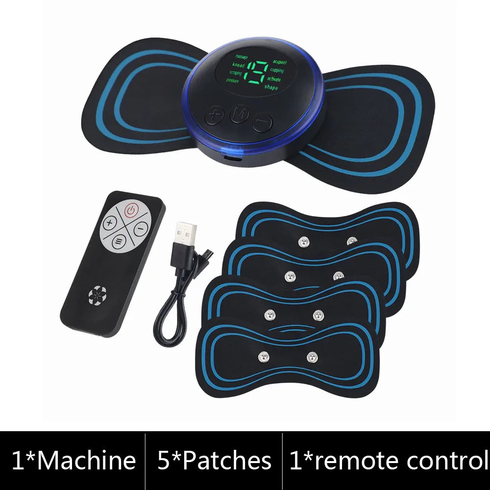 Electric Neck Massager Adjustable Full Body Relaxation Relieve Fatigue Portable Intelligent Cervical Massage for Shoulder Foot