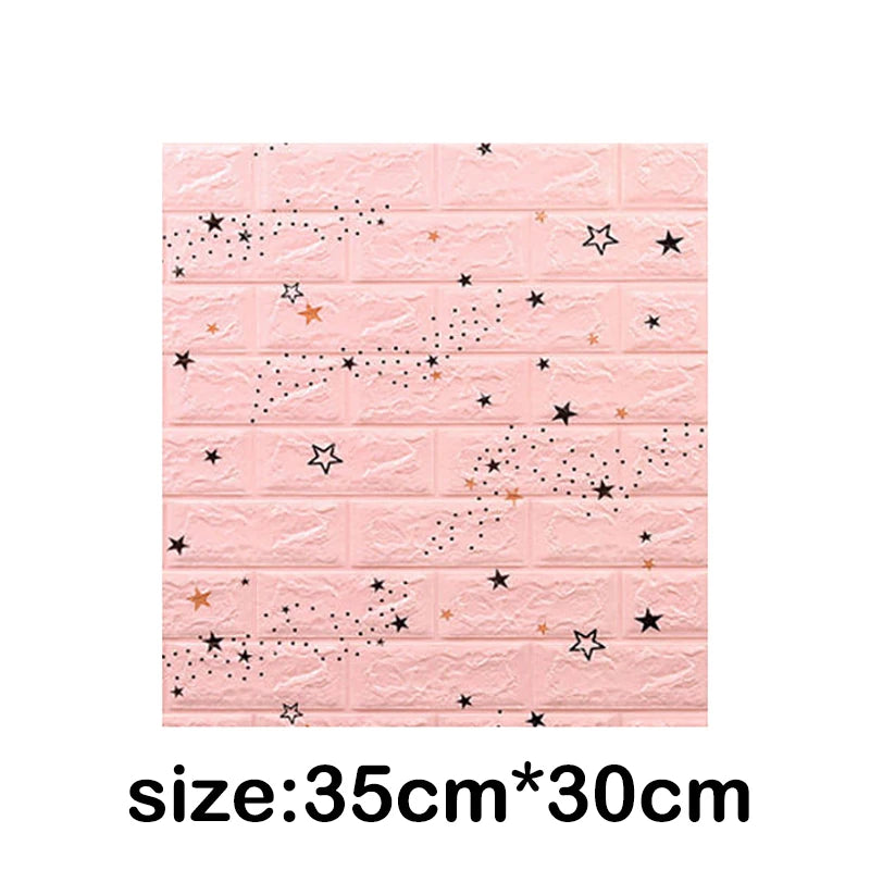 1-30Pcs 35x30cm Wall Panels Stickers Wallpaper Background Decoration Bedroom for Living Room DIY 3D Waterproof Kitchen Home