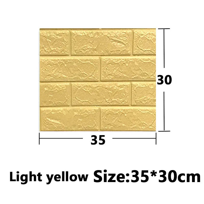 1-30Pcs 35x30cm Wall Panels Stickers Wallpaper Background Decoration Bedroom for Living Room DIY 3D Waterproof Kitchen Home