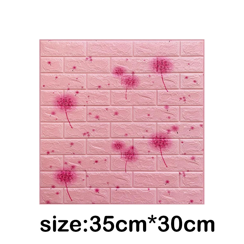 1-30Pcs 35x30cm Wall Panels Stickers Wallpaper Background Decoration Bedroom for Living Room DIY 3D Waterproof Kitchen Home