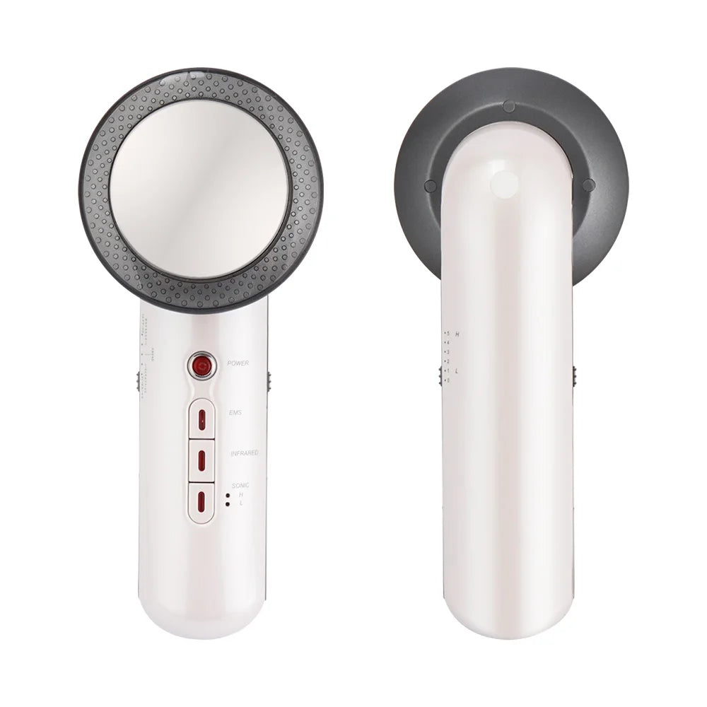 Ultrasound Cavitation Body Slimming Massager EMS Micro Current Weight Loss Far Infrared Facial Lifting Beauty Device