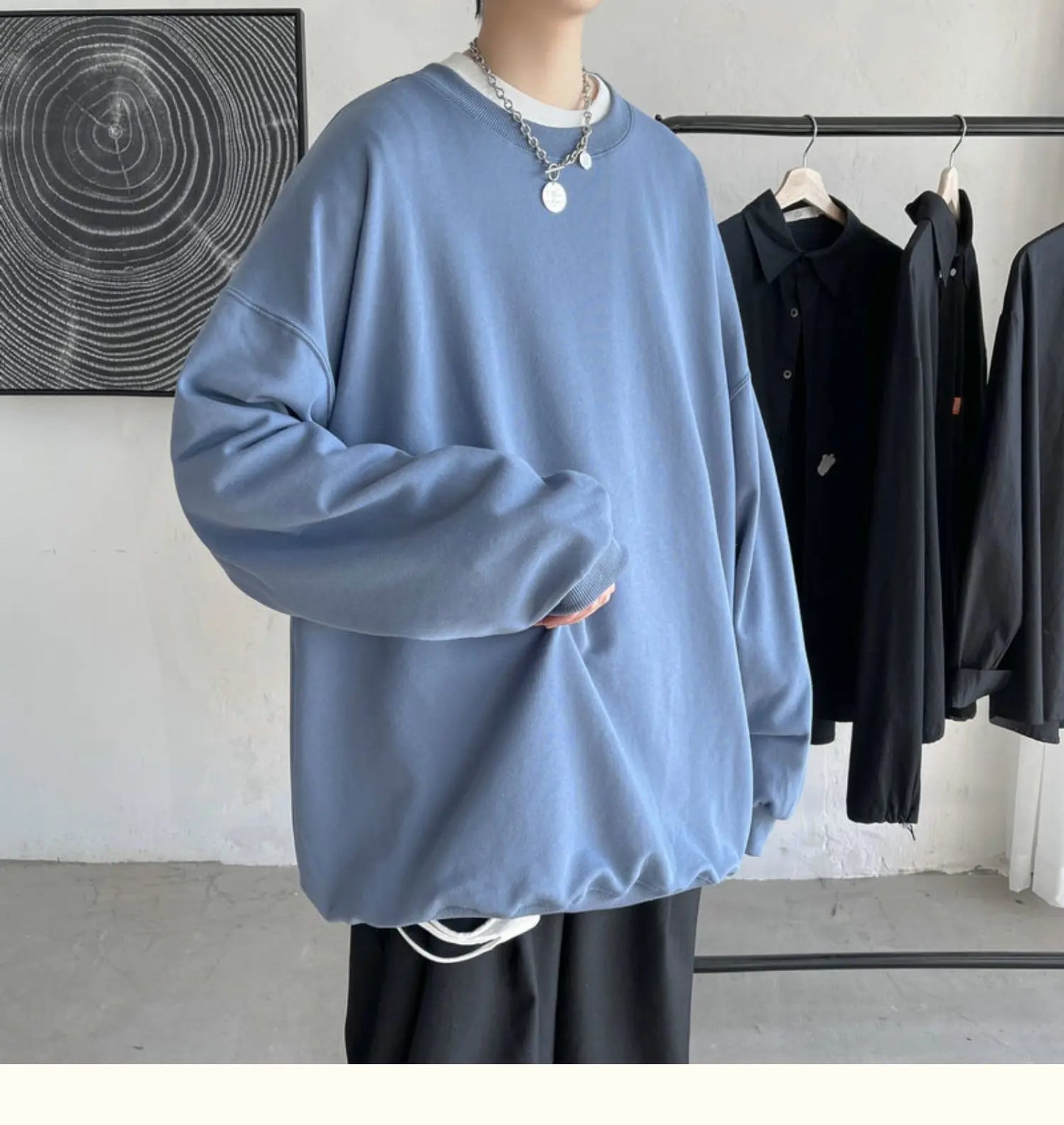 2025 Hoodies Sweatshirt Mens Black White Hip Hop Punk Pullover Streetwear Casual Fashion Clothes Mens Oversized Korean Harajuku