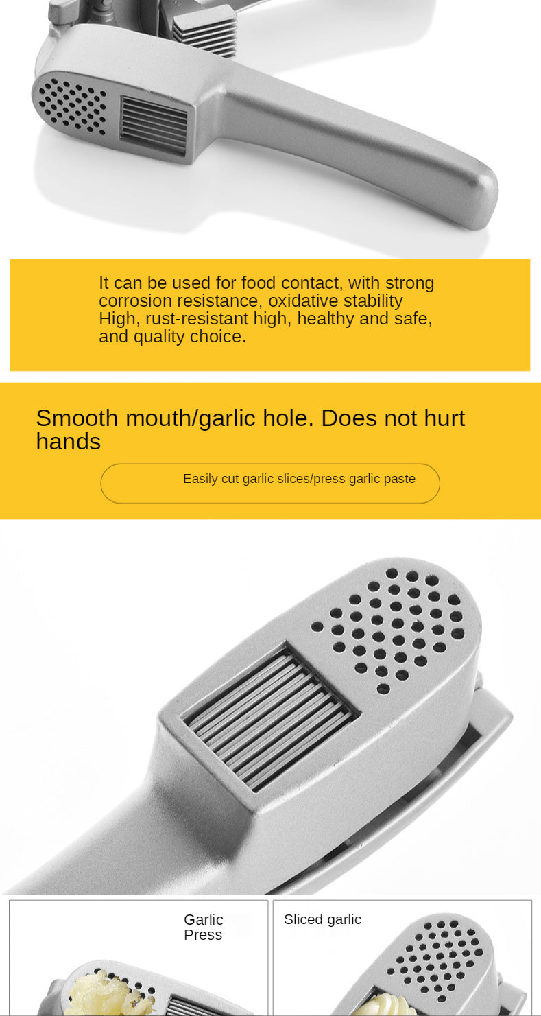 Kitchen household manual garlic press aluminum alloy garlic garlic garlic maker garlic squeeze garlic garlic press gadget