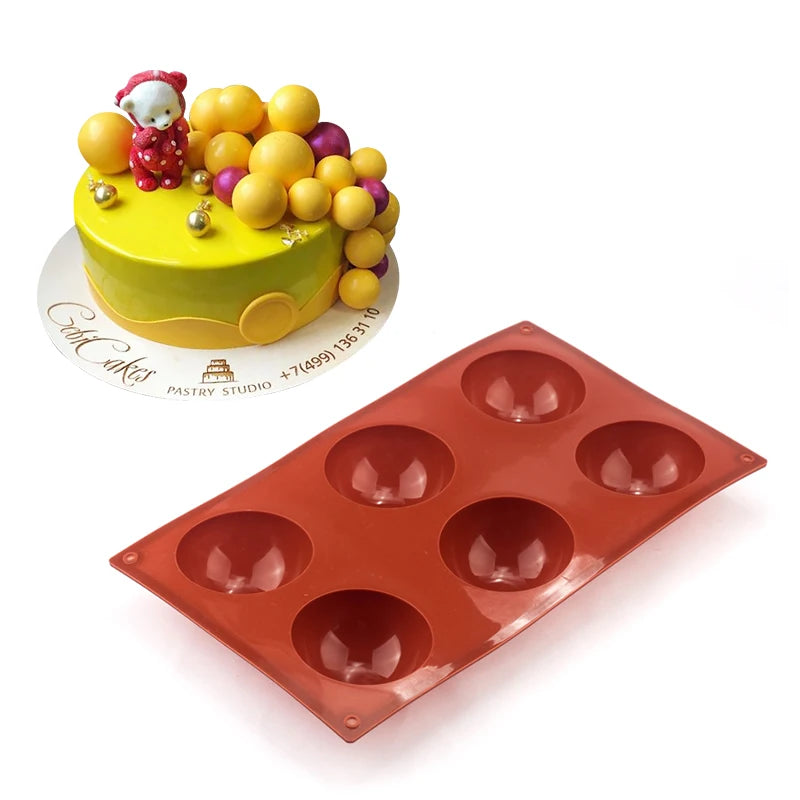 Silicone Donut Maker 3D DIY Baking Pastry Cookie Chocolate Round Mold Muffin Cake Mould Dessert Handmade Kitchen Cooking Tools