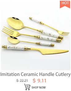 24Pcs/Set Stainless Steel Dinnerware Set Mix Gold Cutlery Set Dinner Knife Fork Coffee Spoon Tableware Kitchen Silverware Sets