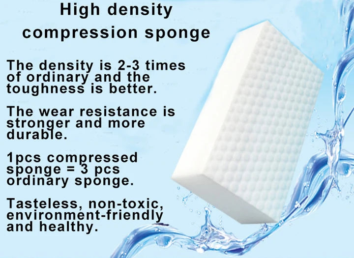 VEHHE 20/40 PCs Magic Sponge High Density Compressed Cleaning Melamine Eraser Kitchen Bathroom Sofa Cleaning Quality Supplier