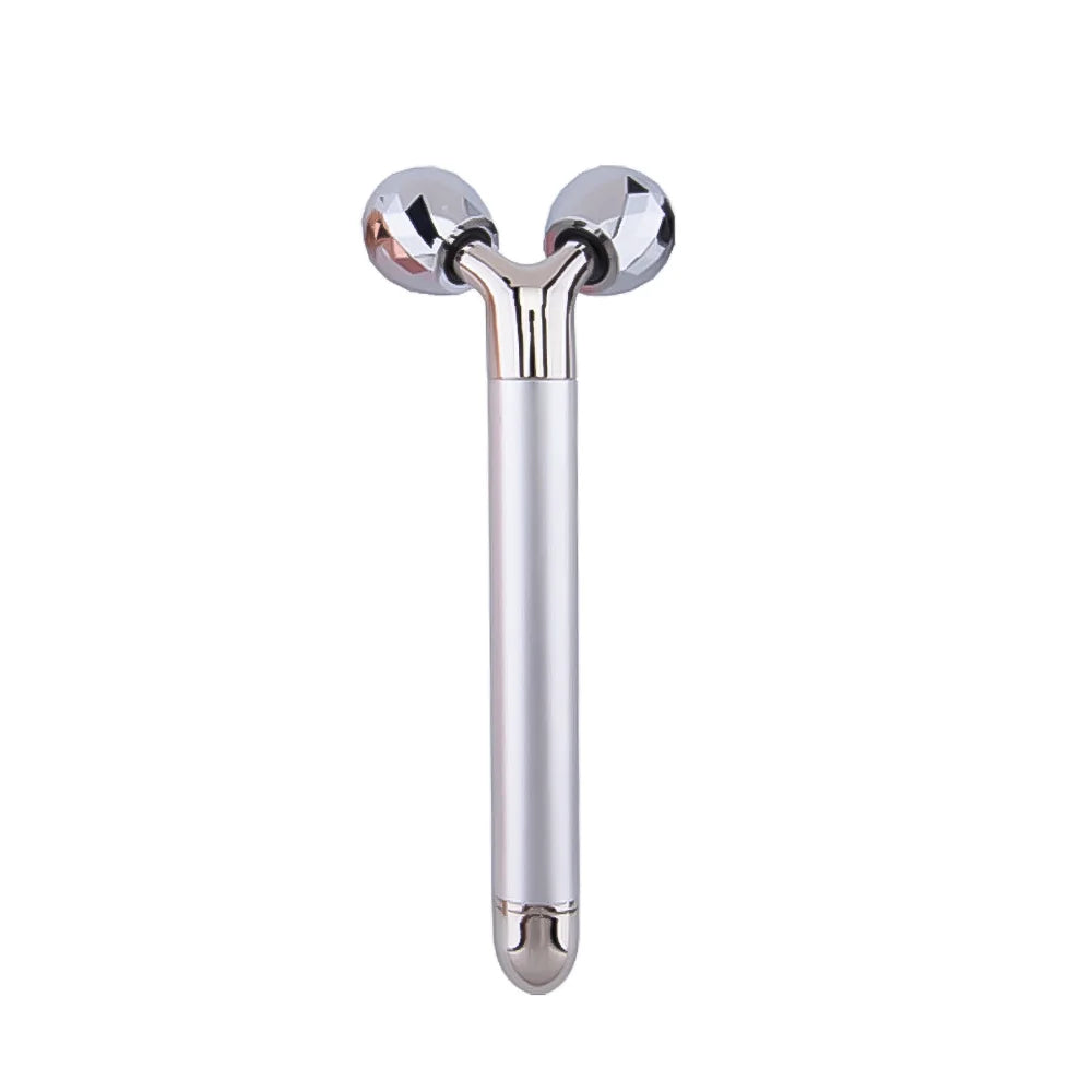 3D Electric Gold Roller Massage Roller Face Lift Beauty Instrument Facial Massager Facial Stick Beauty Skin Care Vibrating Tool