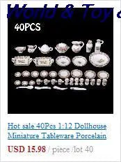 15Pcs 1:12 Miniature Porcelain Tea Cup Set Chintz Flower Tableware Kitchen Dollhouse Furniture Toys For Children