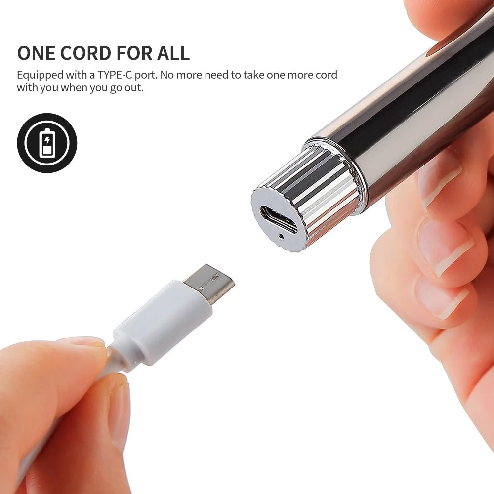 Electric Eyebrow Trimmer Epilator With Light Portable Mini Hair Shaver Facial Hair Removal Razor Lip Hair Fuzz Beard Remover