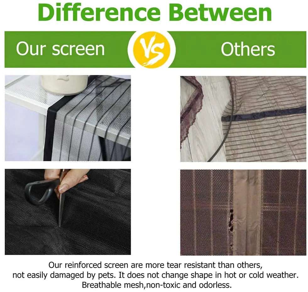 1 Set Summer Anti Mosquito Insect Fly Bug Curtains Net Automatic Closing Door Screen Kitchen Curtains ployester fiber Curtains