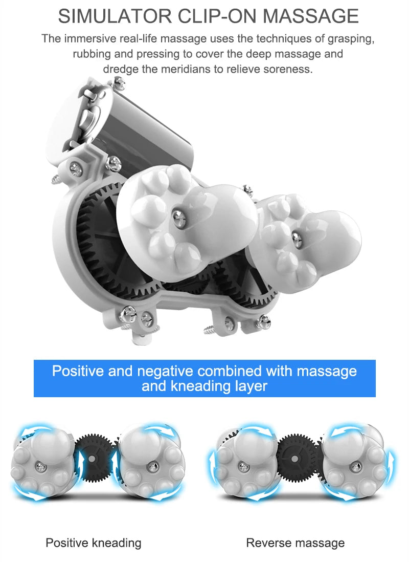 Multifunctional Portable U Shaped Electric Neck Massager Pillow Shoulder Cervical Outdoor Home Car Relaxing Massager