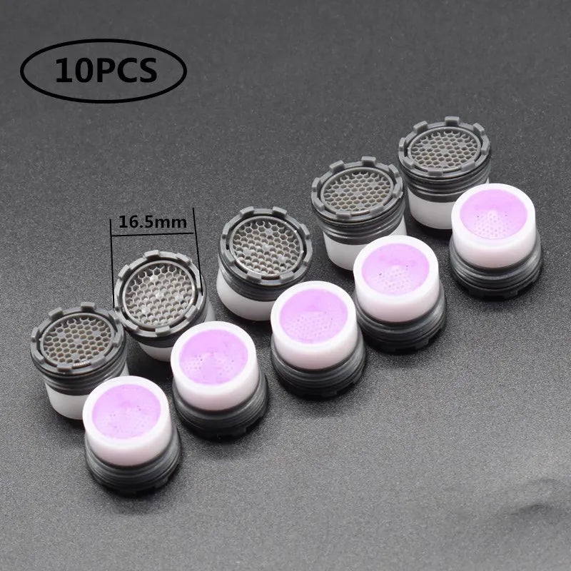10 Pcs 16.5 MM Male Thread Kitchen Faucet Aerator Female Thread Tap Device Diffuser Faucet Nozzle Filter Adapter Water Bubbler