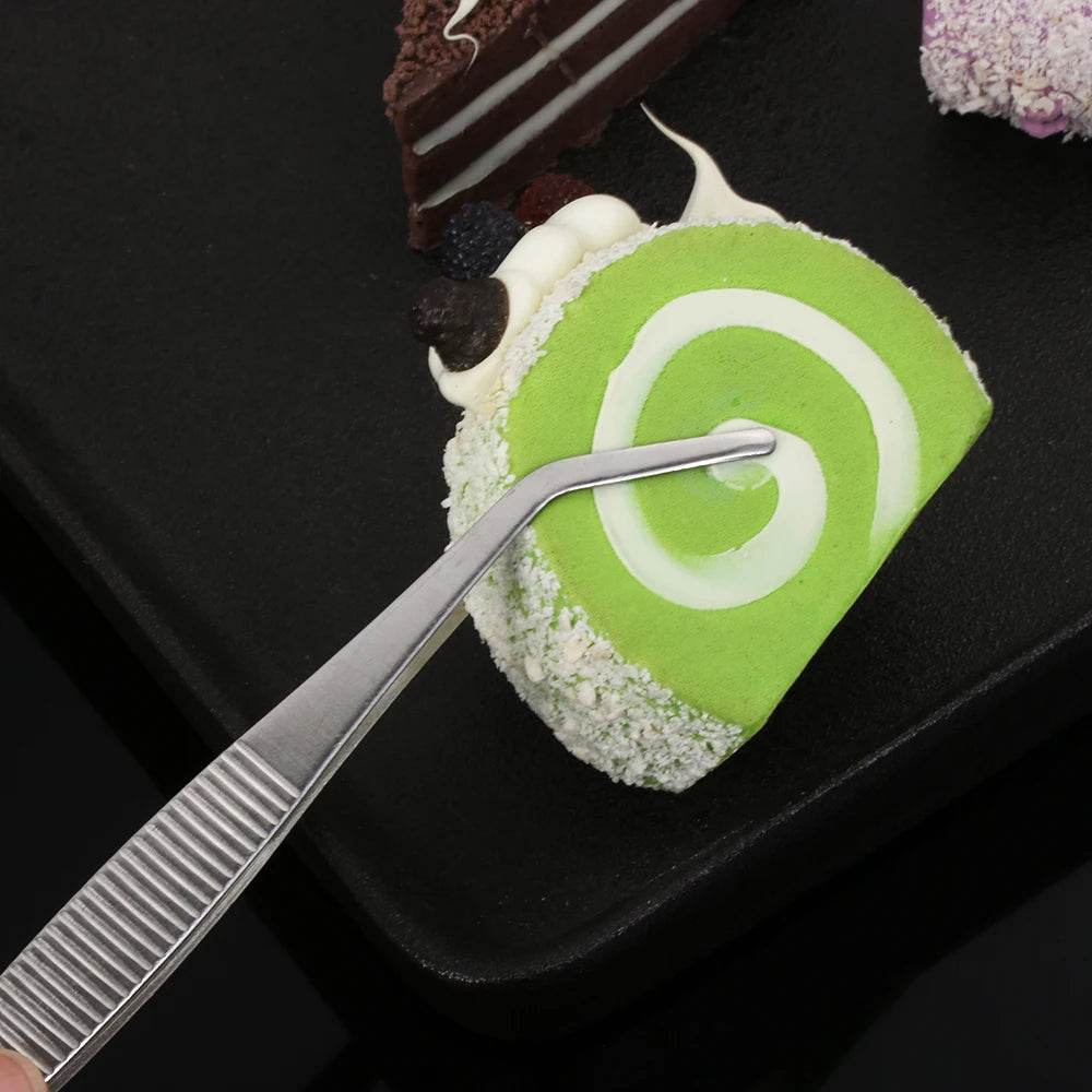 1Pc 7Size Barbecue Tongs Food Tongs Food Clip Kitchen Gadgets Stainless Steel Churrasco Tweezers Clip Buffet BBQ Restaurant Tool