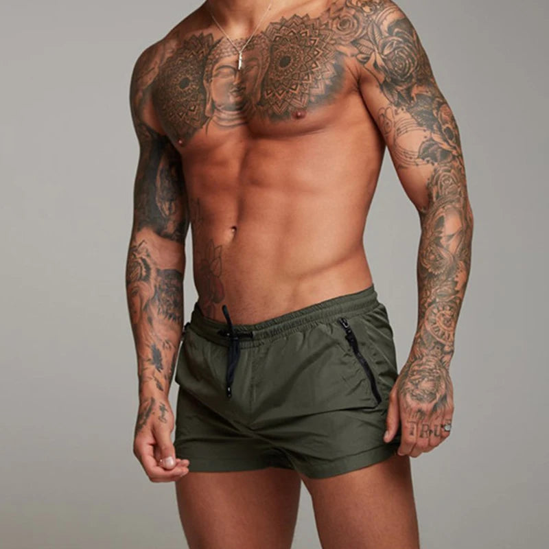 2025 Men Casual Shorts New Gyms Fitness Bodybuilding Shorts Mens Summer Casual Cool Short Pants Male Jogger Workout Beach