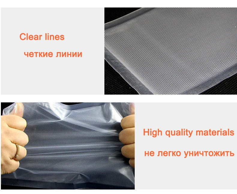 saengQ LIFE Kitchen Food Vacuum Bag Storage Bags For Vacuum Sealer Food Fresh Long Keeping 12+15+20+25+30cm*500cm Rolls/Lot