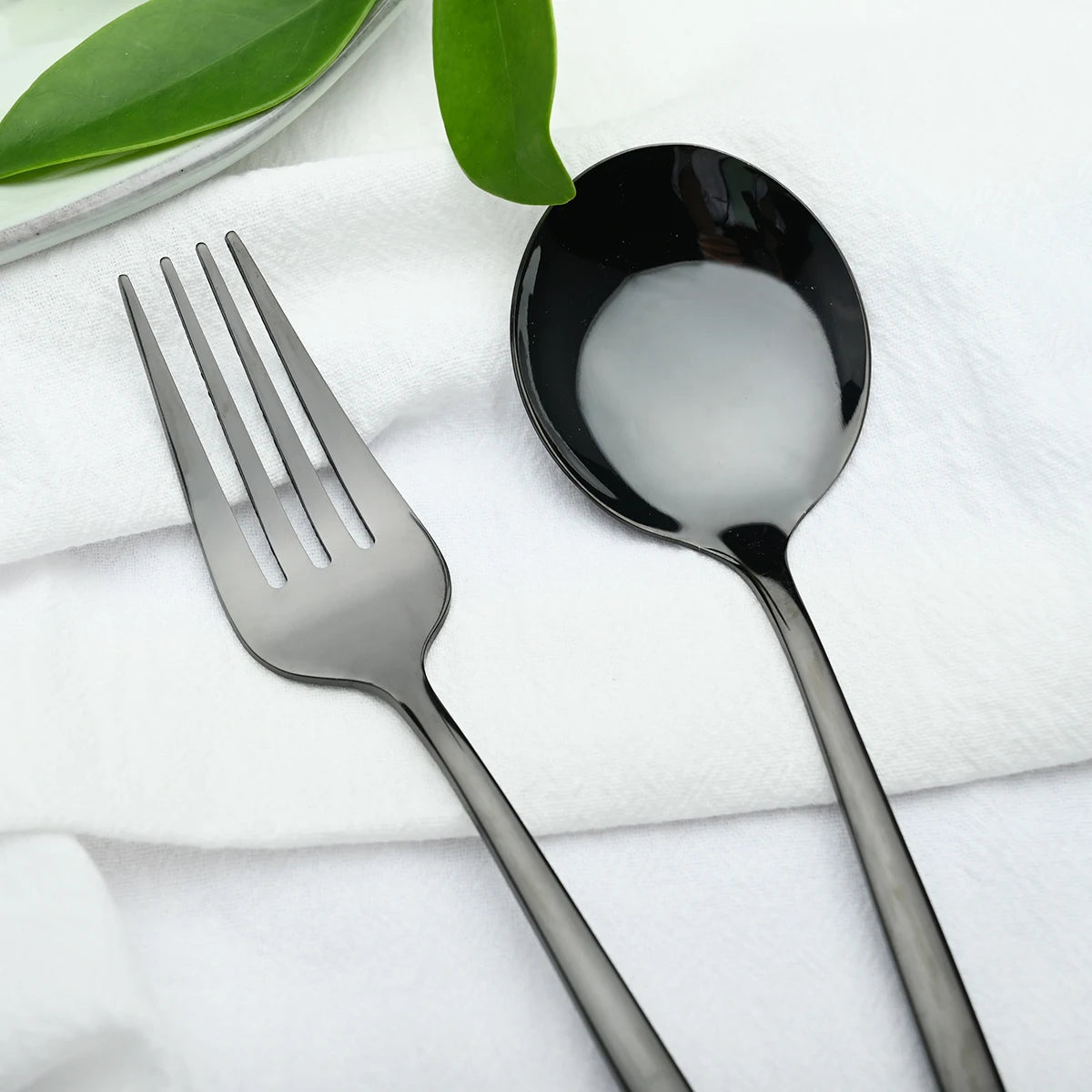 24Pcs/Set Stainless Steel Dinnerware Set Mix Gold Cutlery Set Dinner Knife Fork Coffee Spoon Tableware Kitchen Silverware Sets