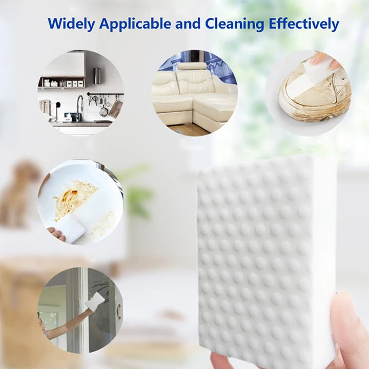 VEHHE 20/40 PCs Magic Sponge High Density Compressed Cleaning Melamine Eraser Kitchen Bathroom Sofa Cleaning Quality Supplier