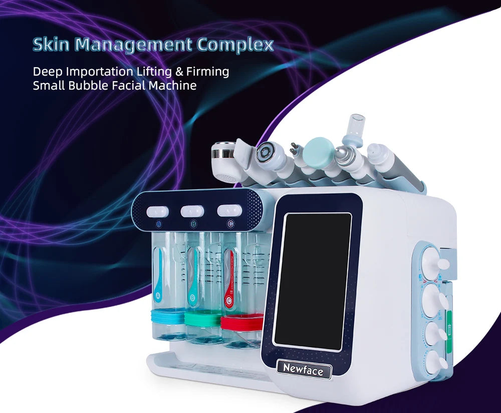 New Portable Aqua Peel Hydra Solution Facial Small Bubble H2o2 Cleaning Facial Machine
