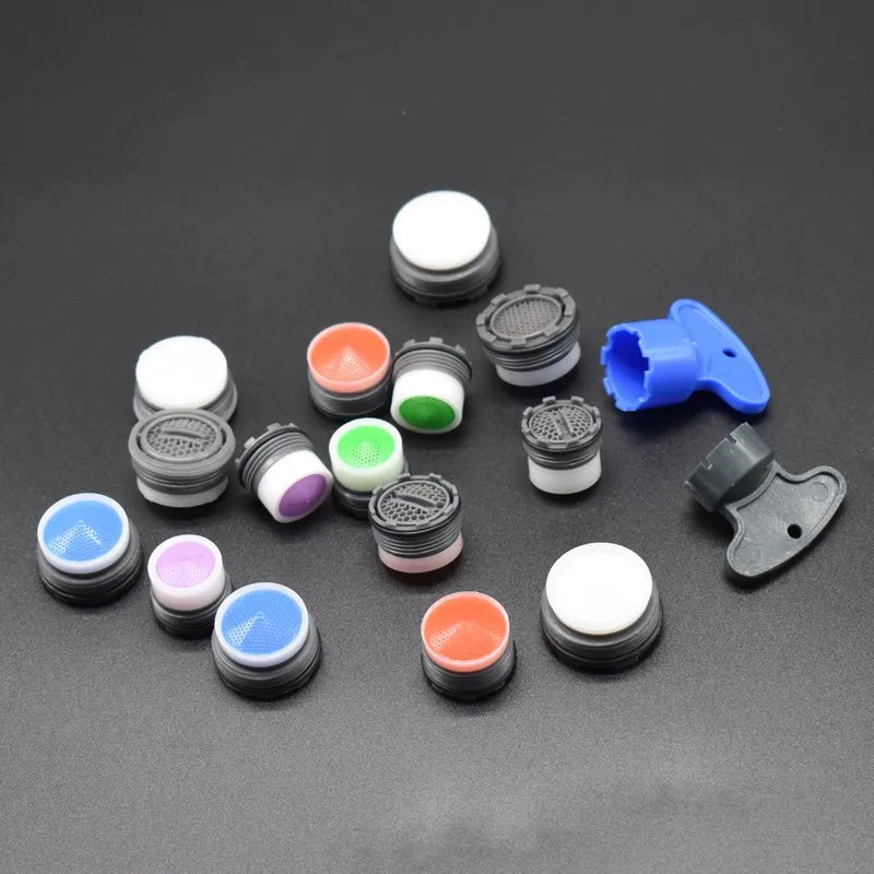 10 Pcs 16.5 MM Male Thread Kitchen Faucet Aerator Female Thread Tap Device Diffuser Faucet Nozzle Filter Adapter Water Bubbler